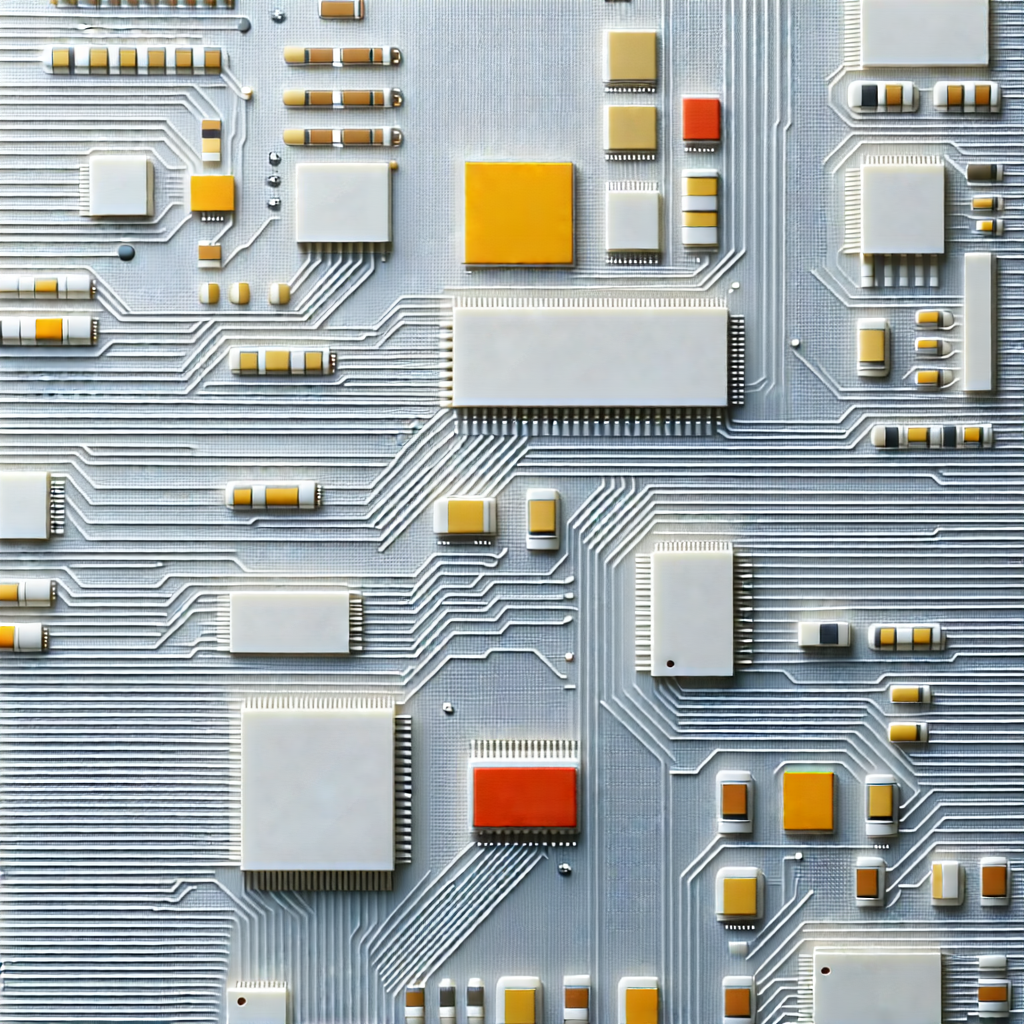 Tech Gouache Painting: Close-up of sensor array