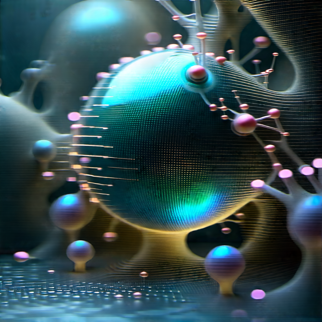 Abstract Holographic Art: Abstract interpretation of cellular structures