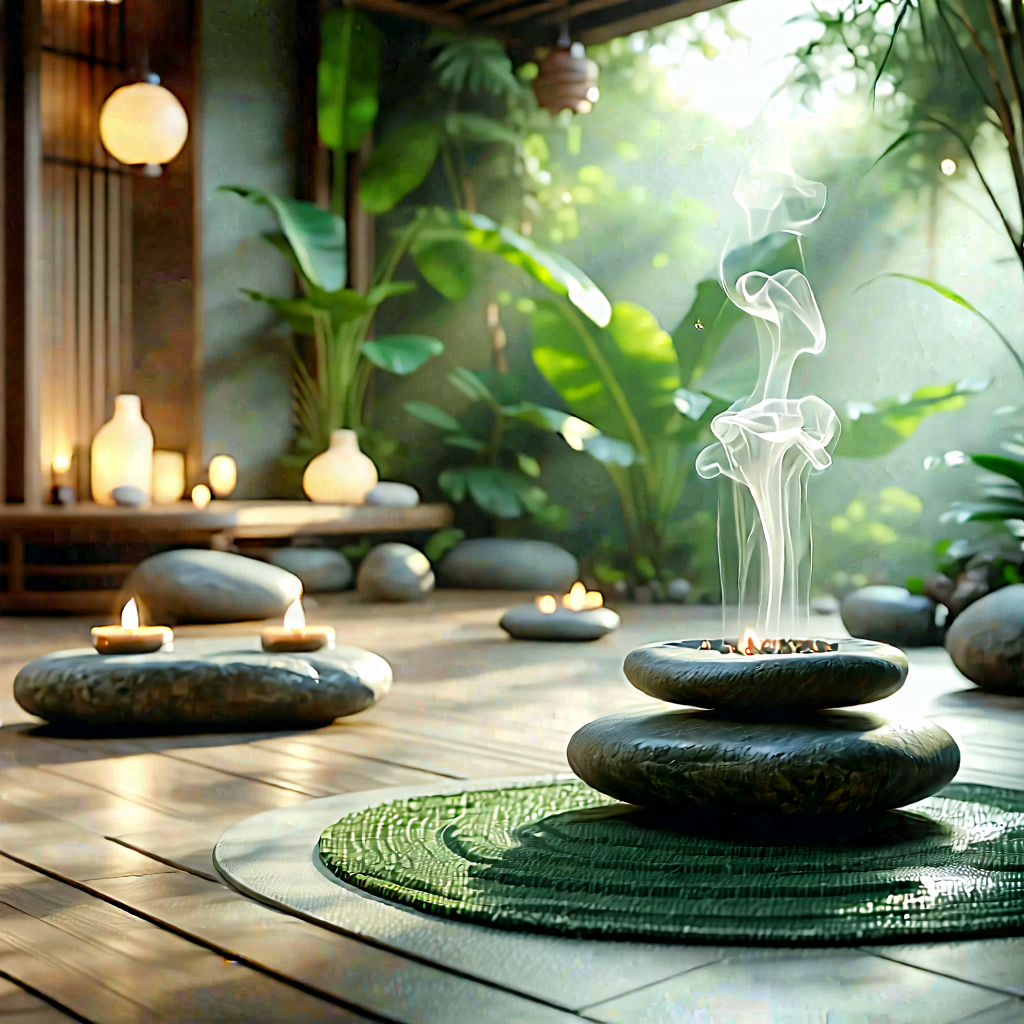 Lifestyle Unreal Engine: Wellness scene with aromatherapy