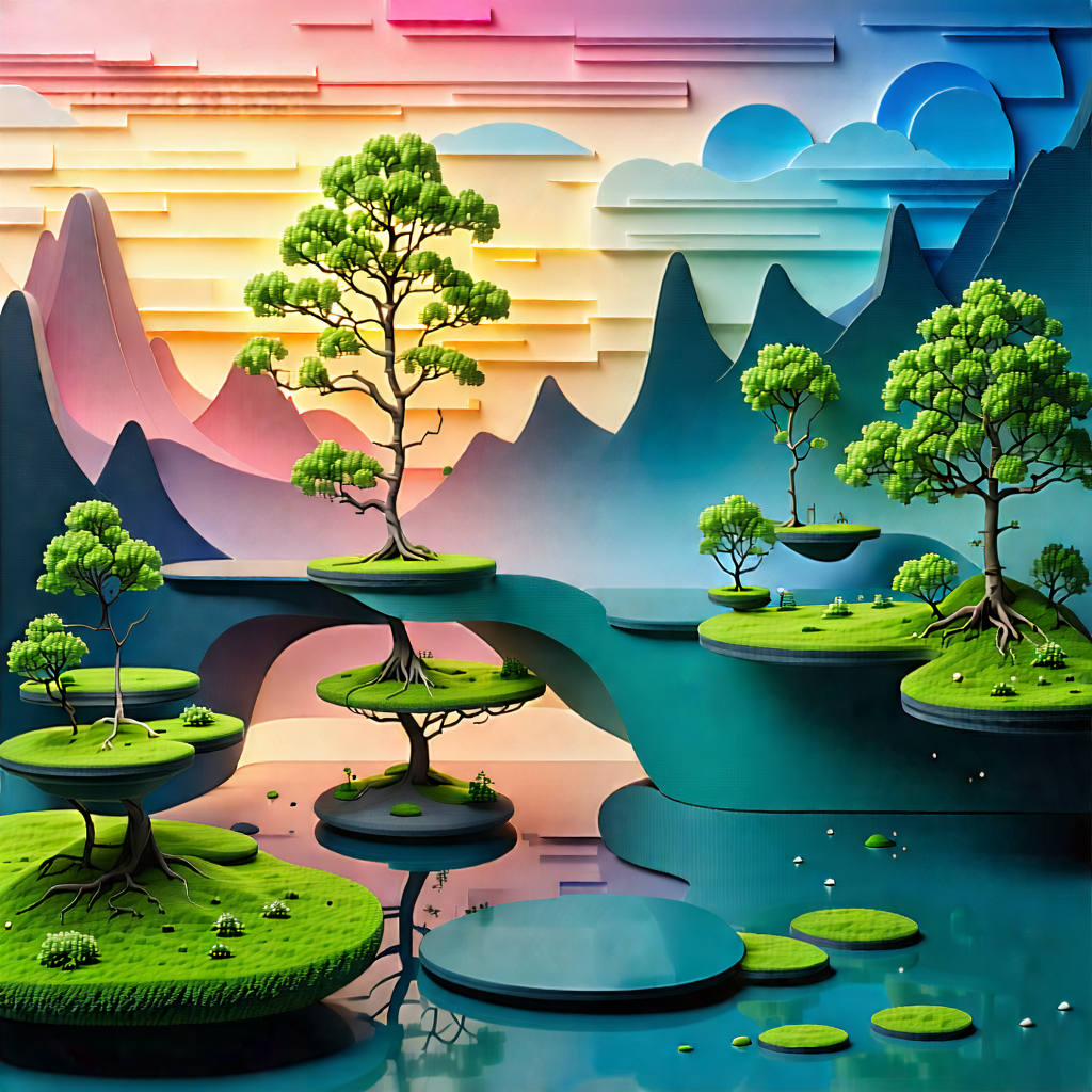 Tech Macro Photography: Digital transformation visualization