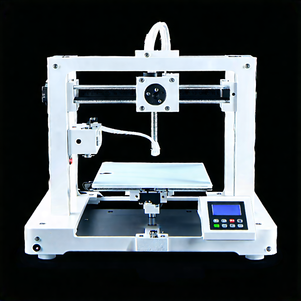 Tech Professional Photography: 3d printer with data streams