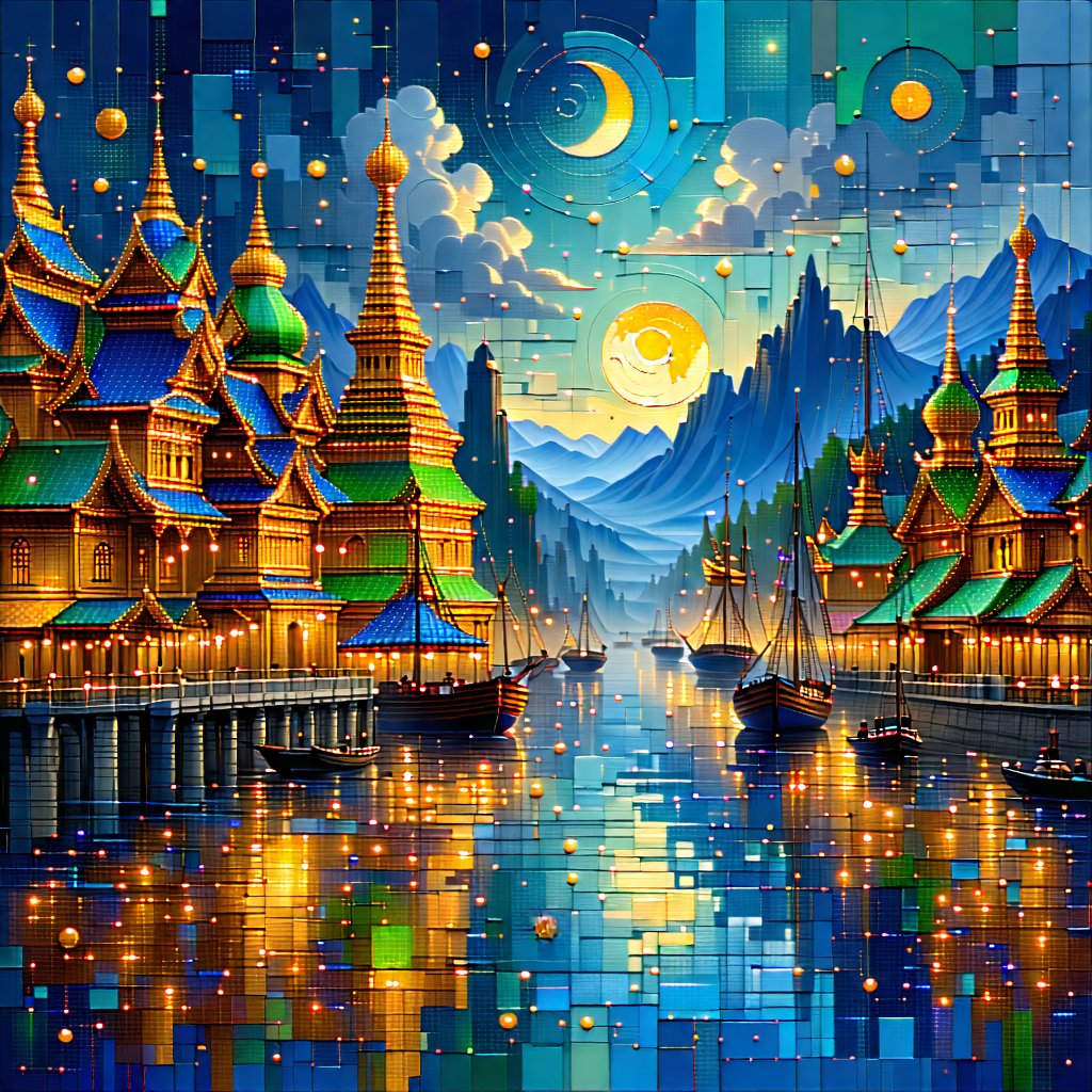Tech Oil Painting: Big Data Visualization With Painting, There