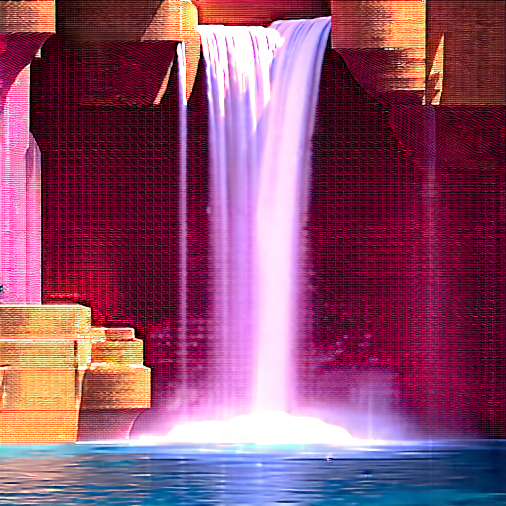 Nature Commercial Photography: Waterfall in summer