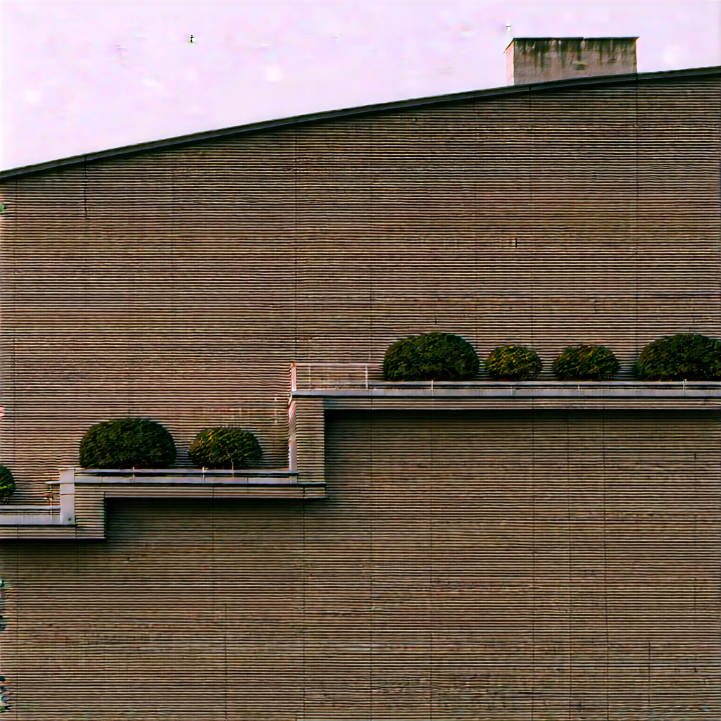 Urban Aerial Photography: Rooftop Garden With Sightseeing With Large Building