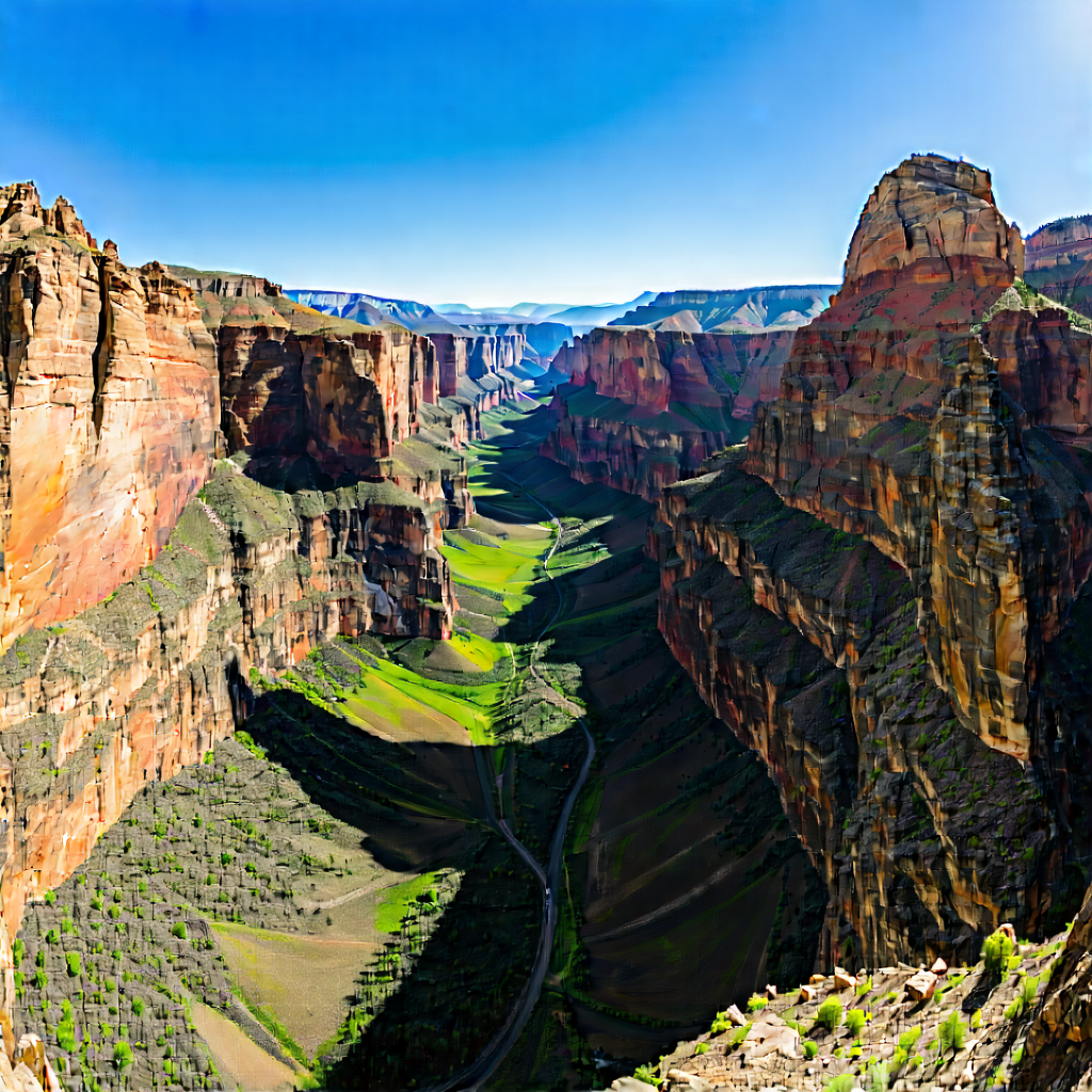 Nature Hdr Photography: Aerial View Of Canyon System With Breathtaking View