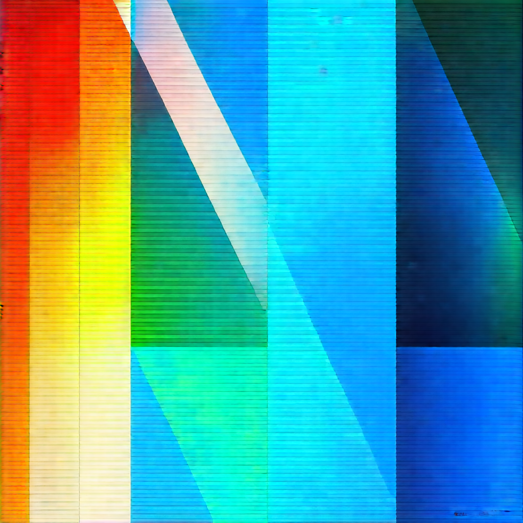 Abstract Aerial Photography: Geometric abstract with analogous color palette