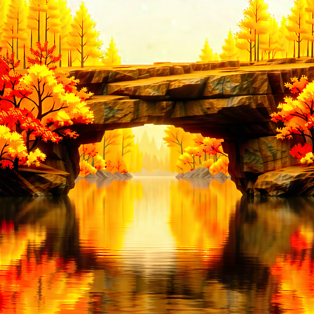 Nature Commercial Photography: Natural Arch In Autumn Colors With Image, There