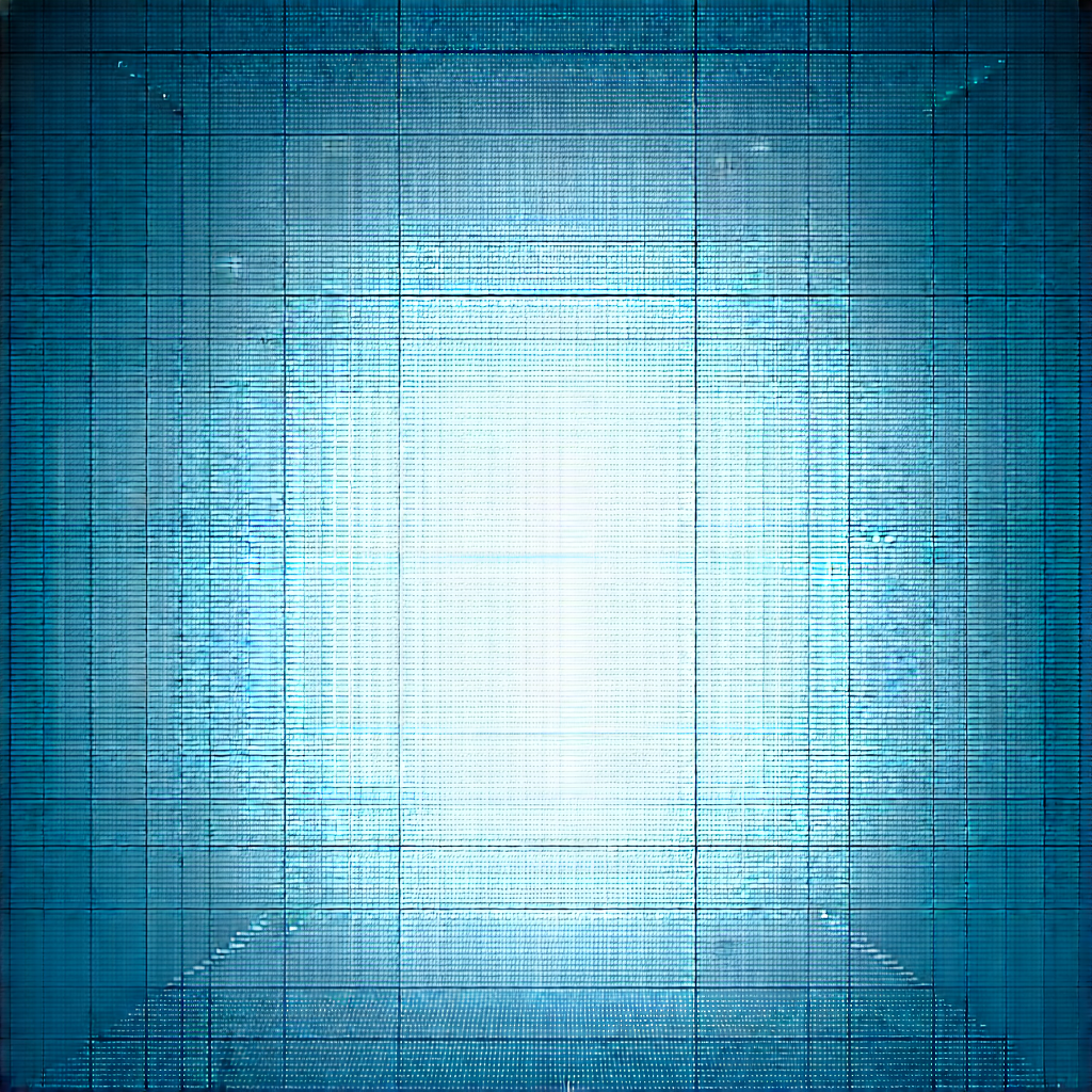 Abstract Infrared Photography: Grid system with diffuse lighting
