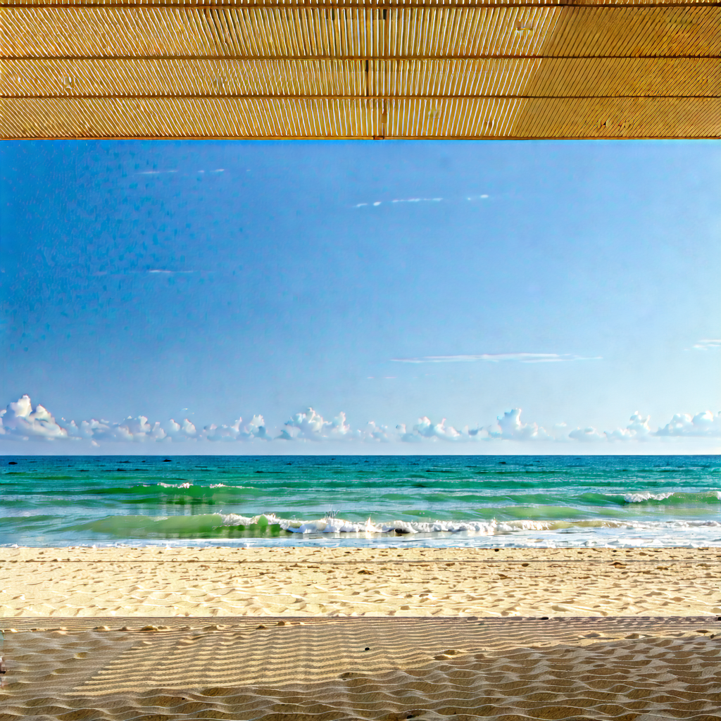 Lifestyle Architectural Photography: Beach day during holiday season
