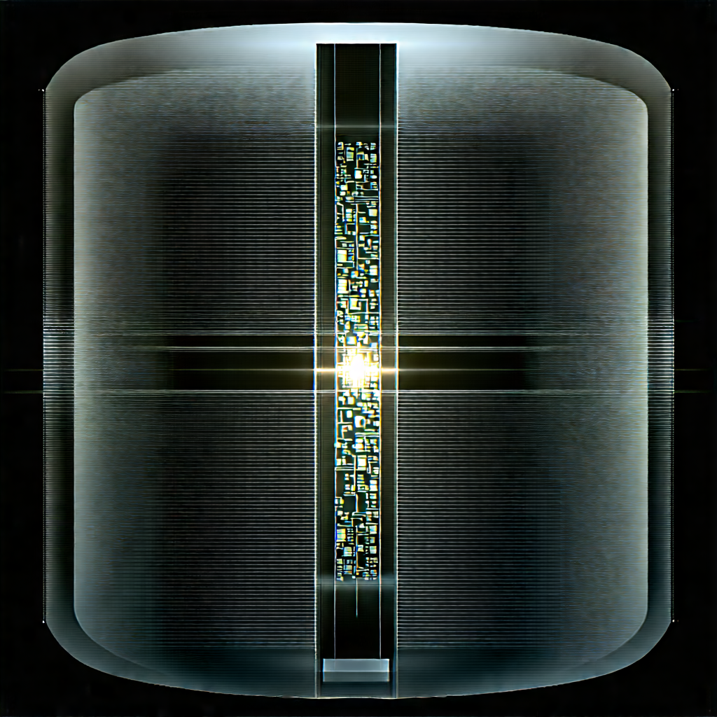Tech Blender Artwork: Quantum computer with laser scanning