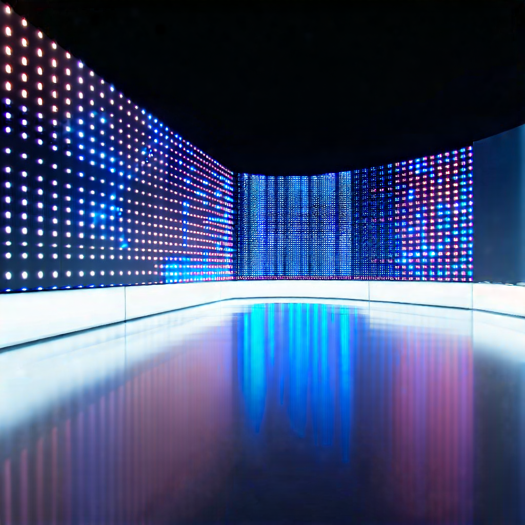 Tech Advertising Photography: Entertainment technology in research center