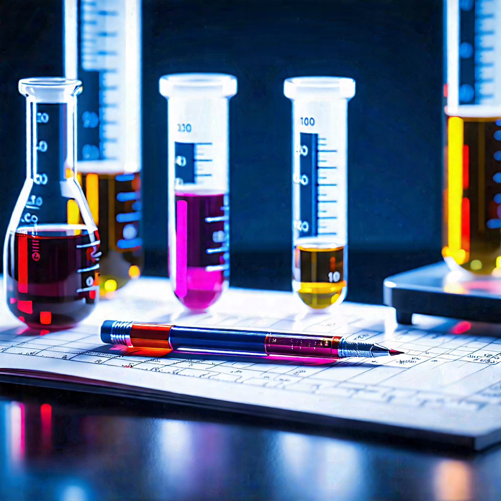 Tech Macro Photography: Educational Technology In (modern:1.26) Laboratory With Table Several
