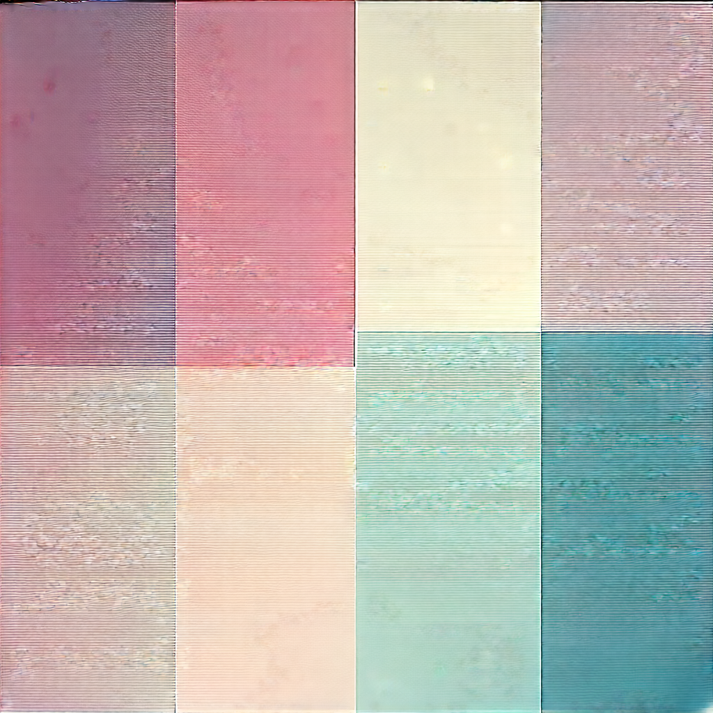 Abstract Polaroid Style: Textural abstract with pastel color palette