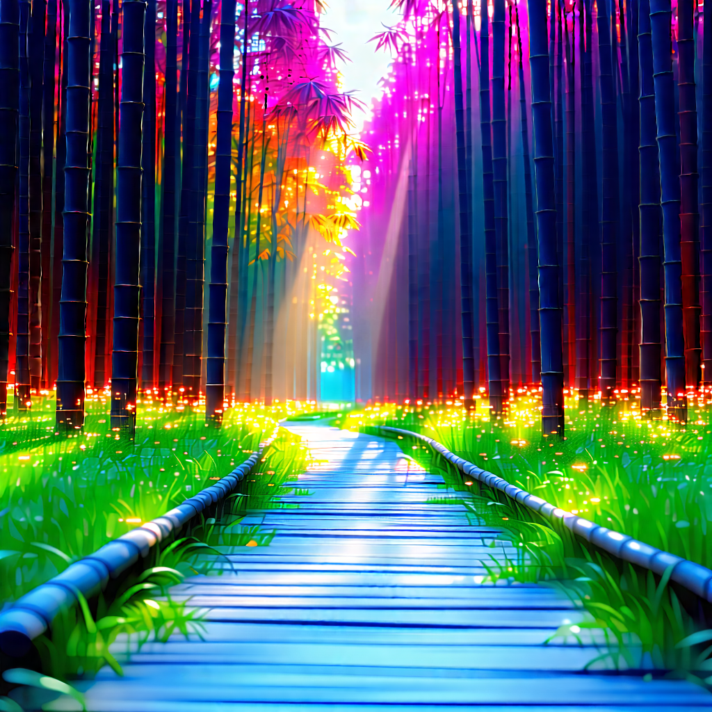 Nature Unreal Engine: Path Through Bamboo Grove With Image, There