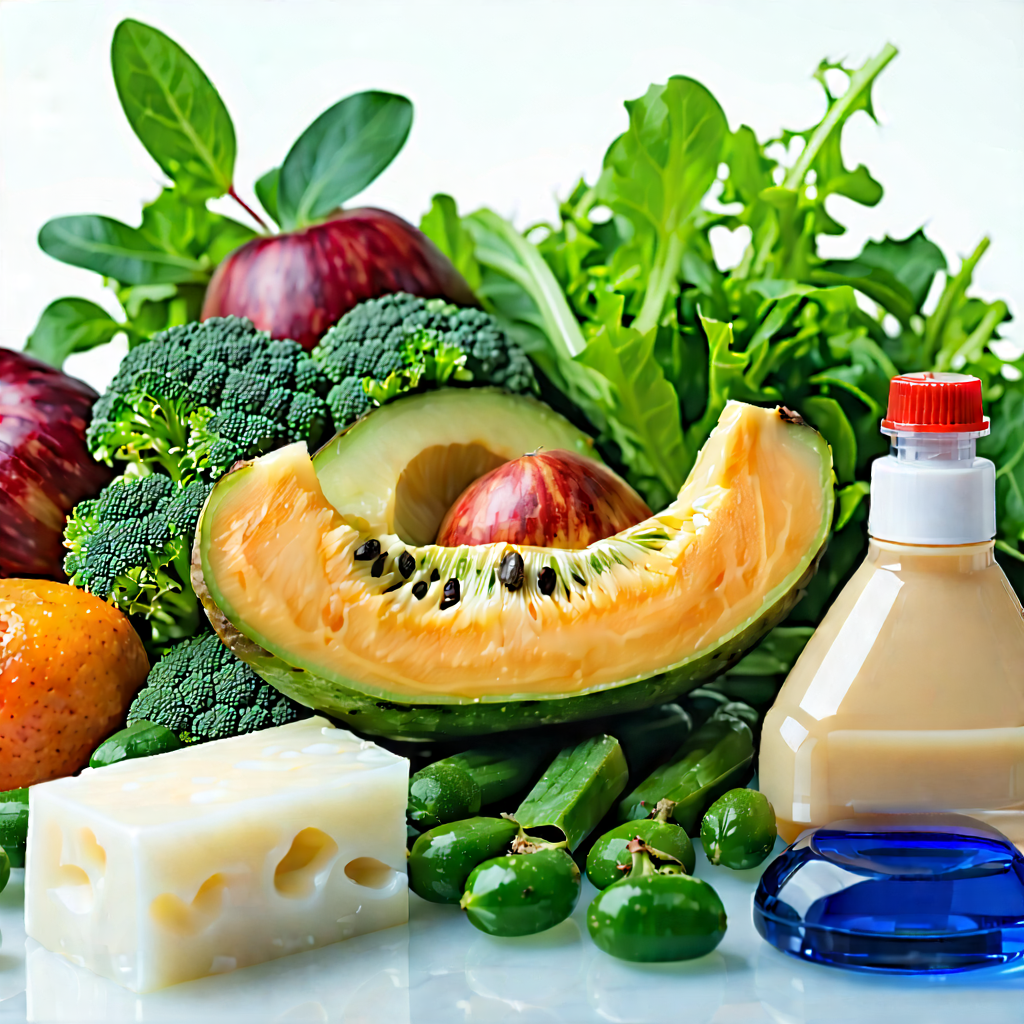 Lifestyle Advertising Photography: Wellness Scene With Healthy Food With Close-up Variety
