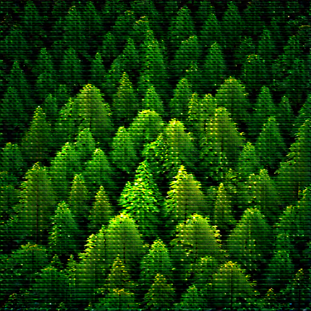 Nature Stock Photography: Aerial view of forest canopy