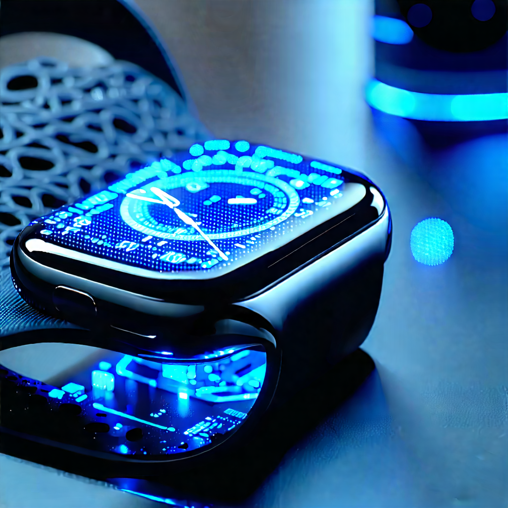 Tech Cinema 4D: Smart watch with holographic display