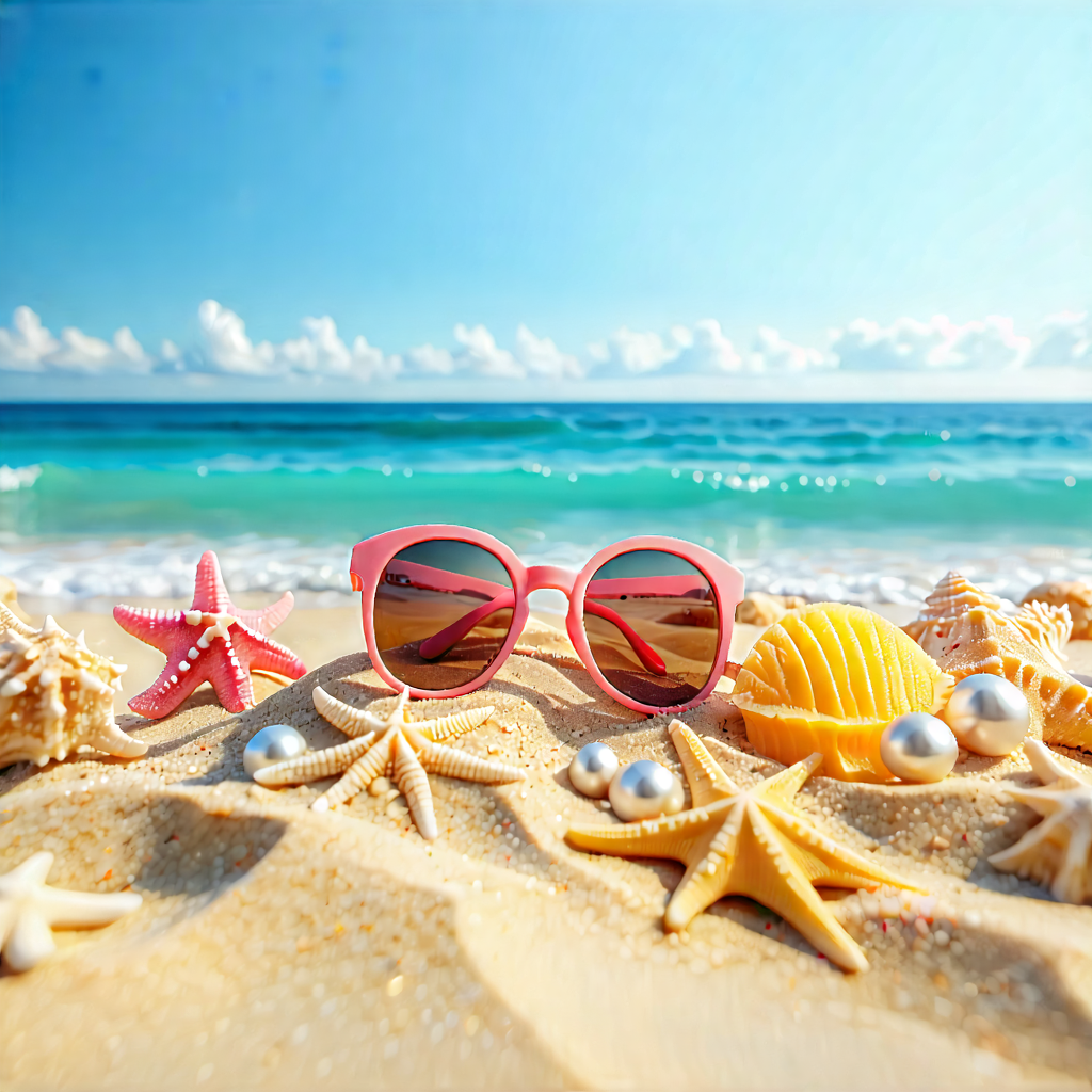 Lifestyle Product Photography: Beach Day During Holiday Season With Beautiful Beach
