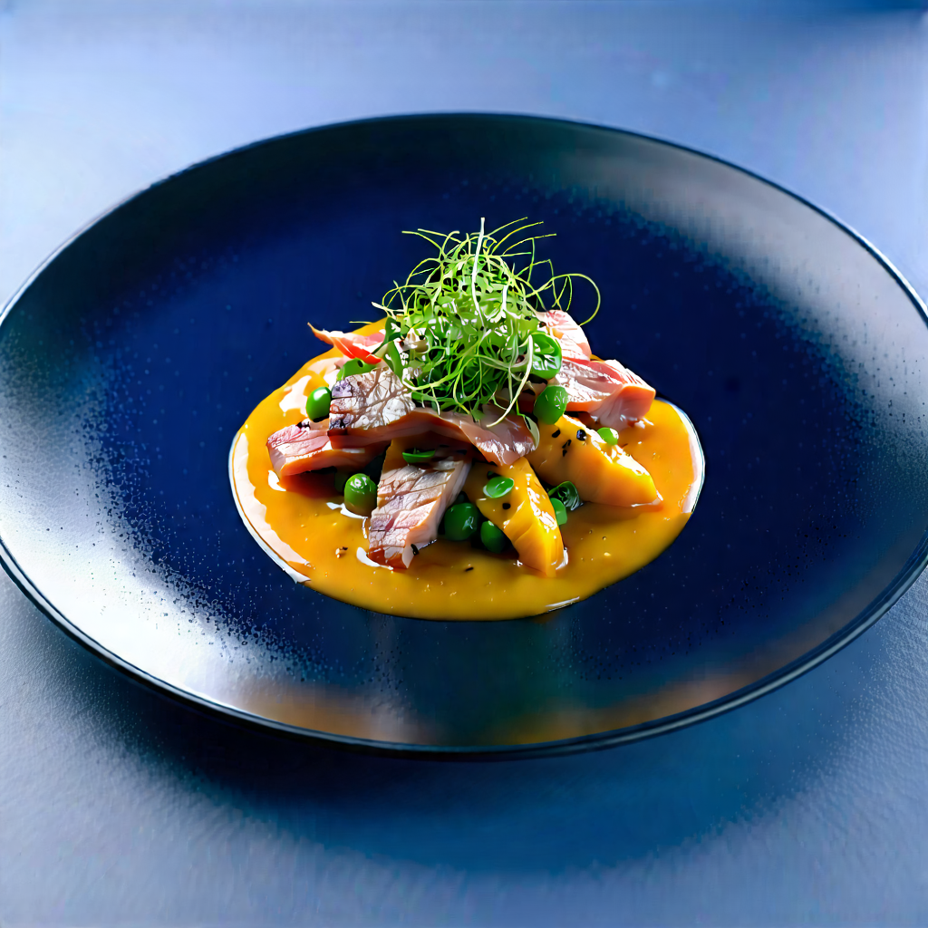 Lifestyle Low Poly: Farm-to-table Meal Prepared With Organic Components With Plate Food
