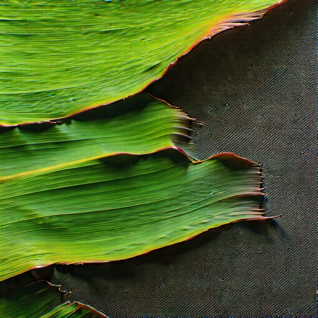 Abstract Landscape Photography: Macro view of material interaction