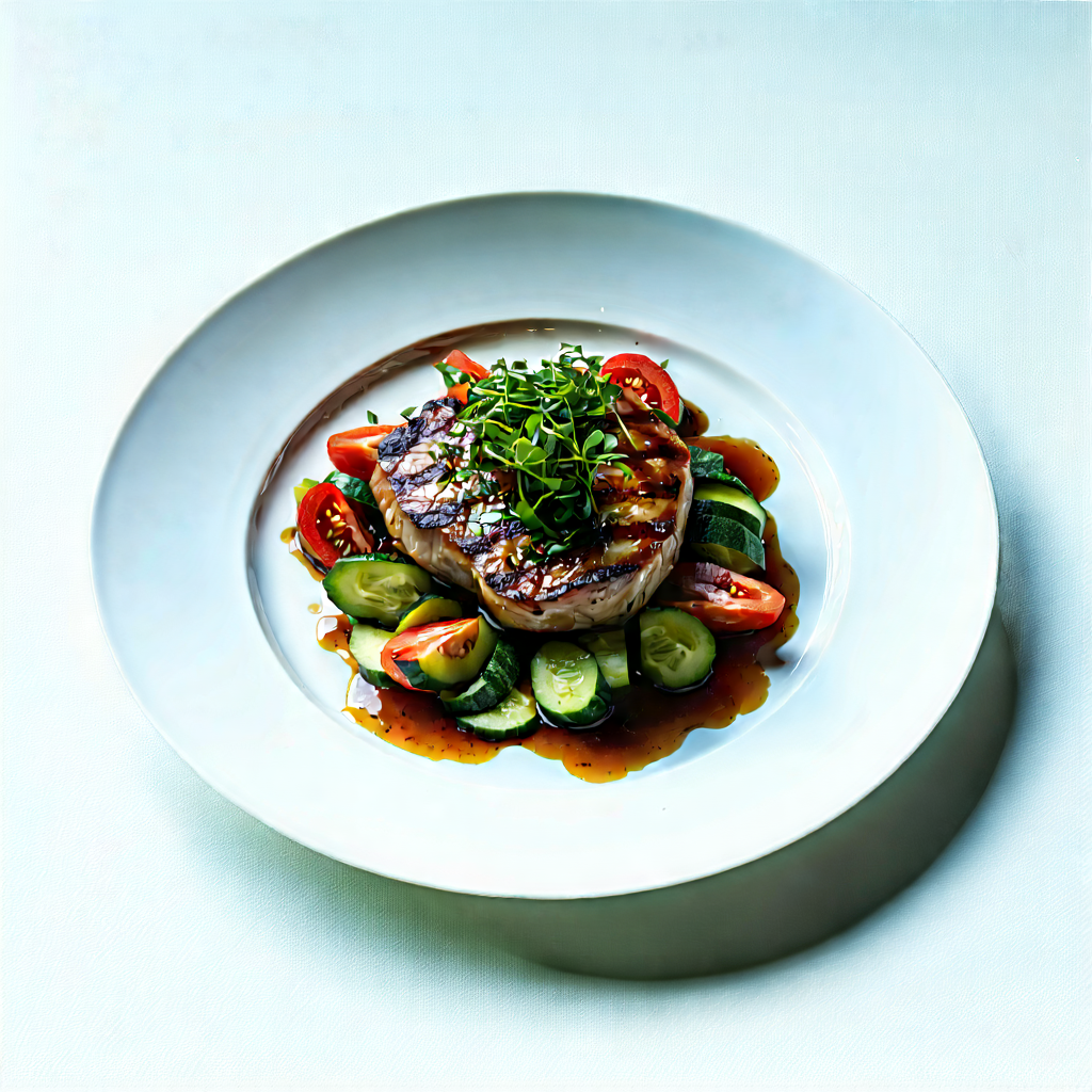 Lifestyle Product Photography: Farm-to-table Meal Prepared With Fresh Ingredients With White Plate
