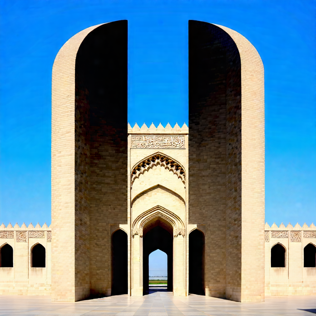 Urban Landscape Photography: Historic (building:1.34) With Minimalist (design:1.5) With Large, Ornate