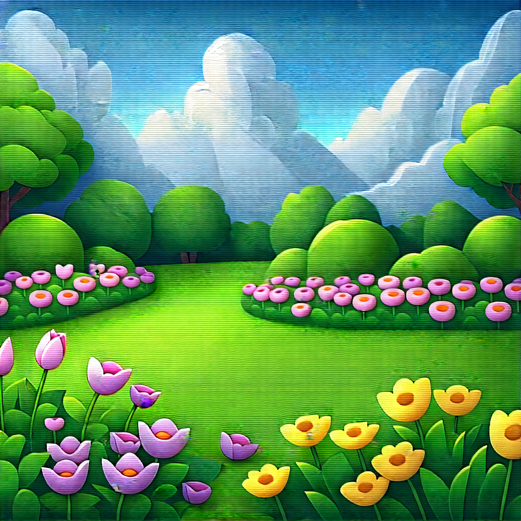 Lifestyle Vector Art: Spring Gardening During Holiday Season With Colorful Painting