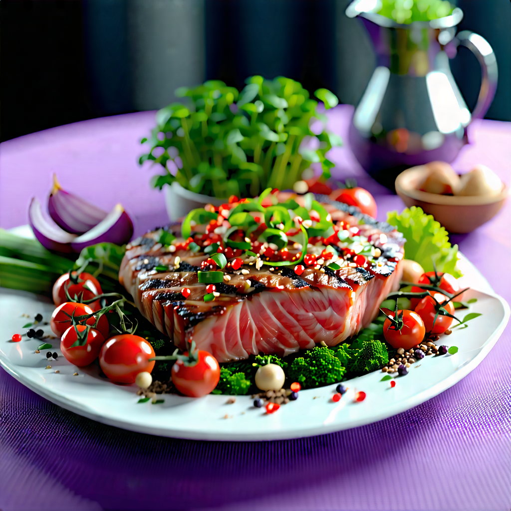 Lifestyle Octane Render: Farm-to-table Meal Prepared With Fresh Ingredients With White Plate