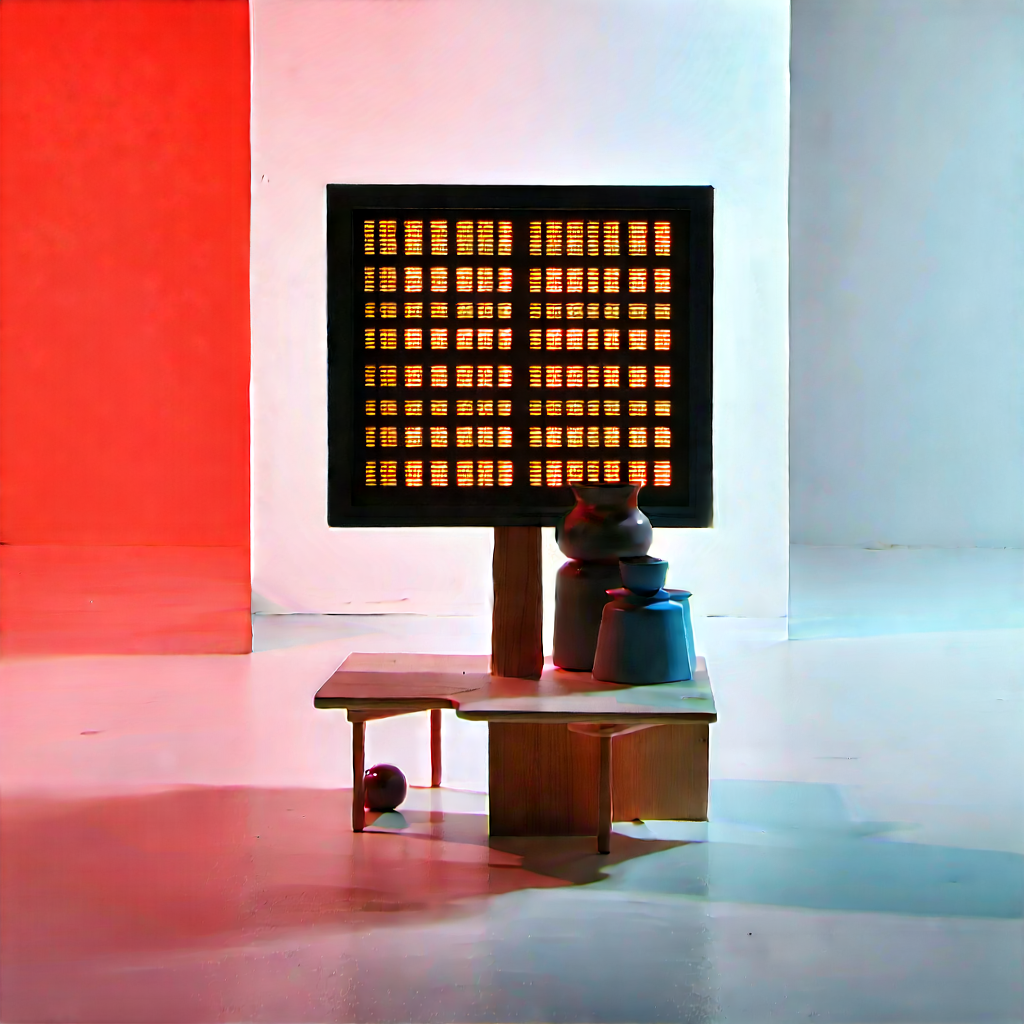 Abstract Advertising Photography: Conceptual Representation Of Memory With Small Television