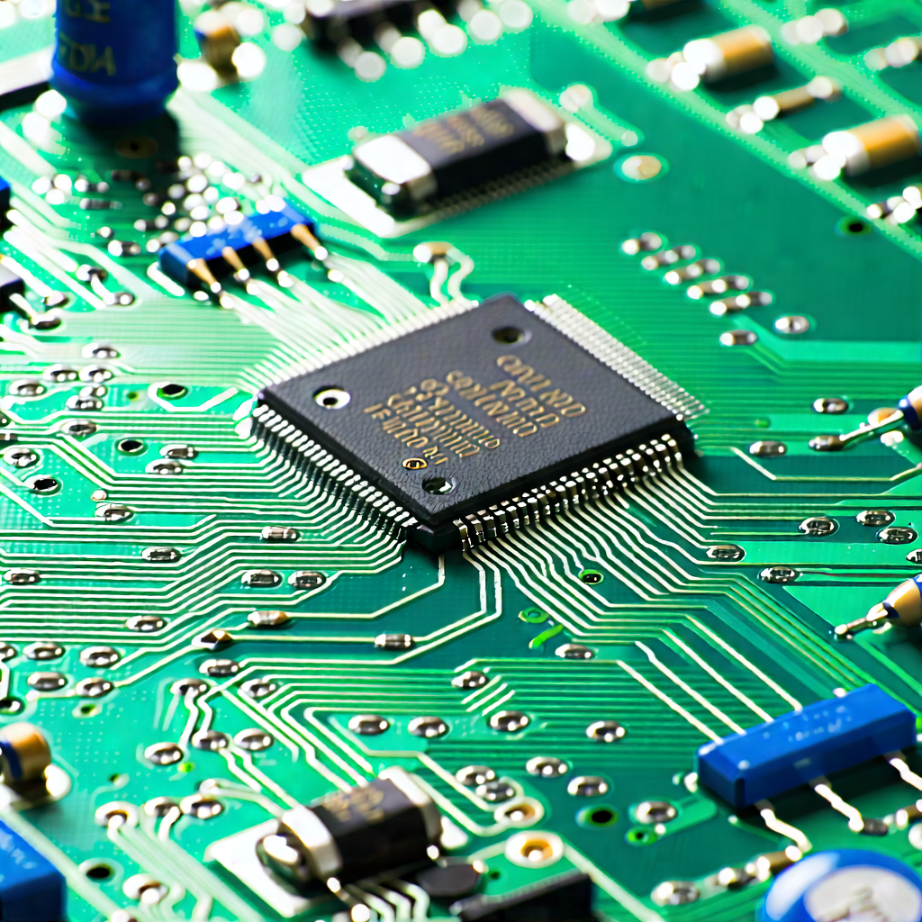 Tech Commercial Photography: Close-up of electronic circuit