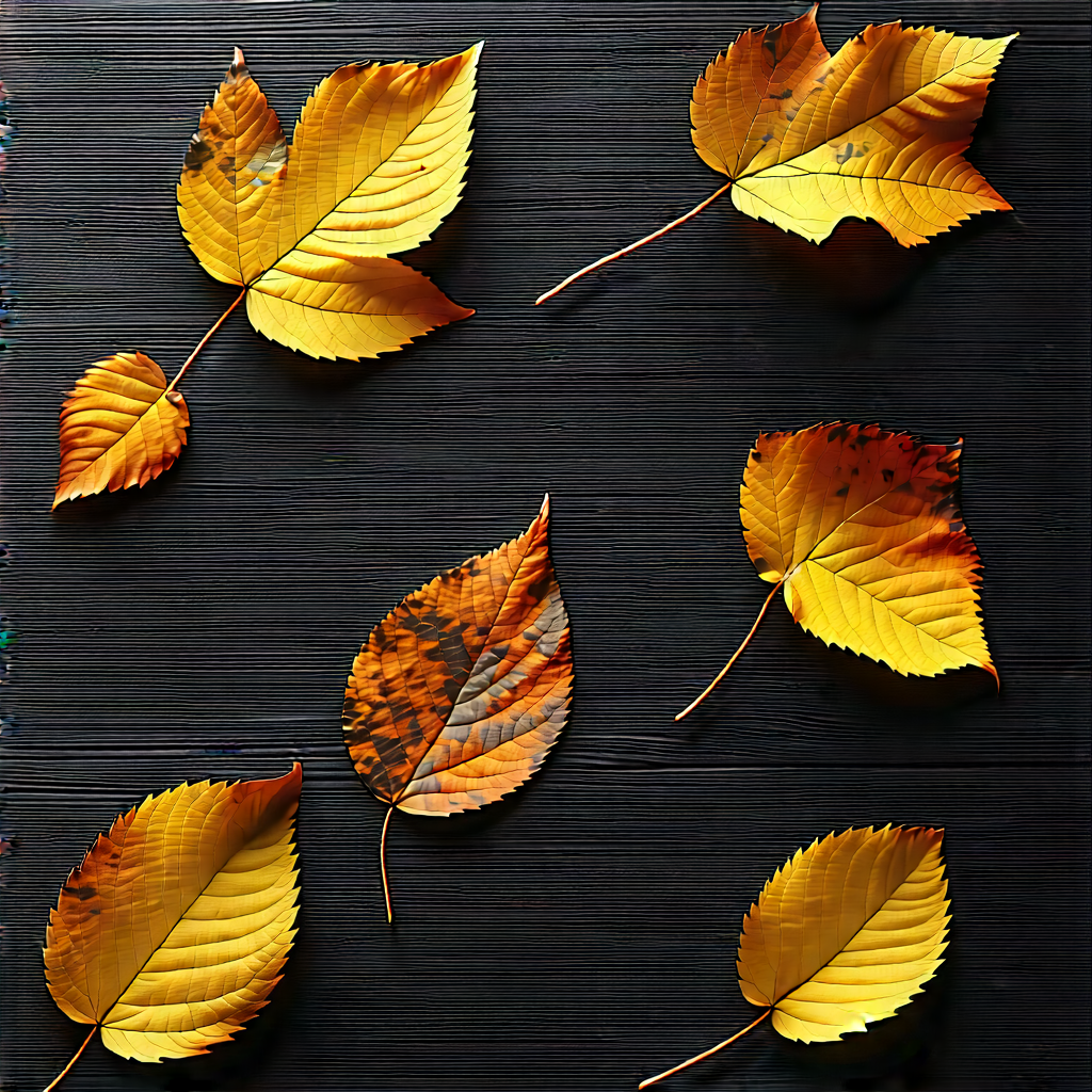 Nature Octane Render: Autumn leaves in rocky terrain
