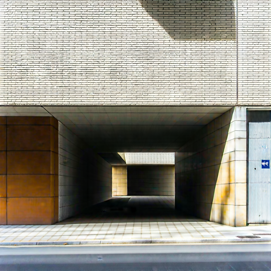 Urban Landscape Photography: Urban Street With Modern Architecture With Long, Narrow