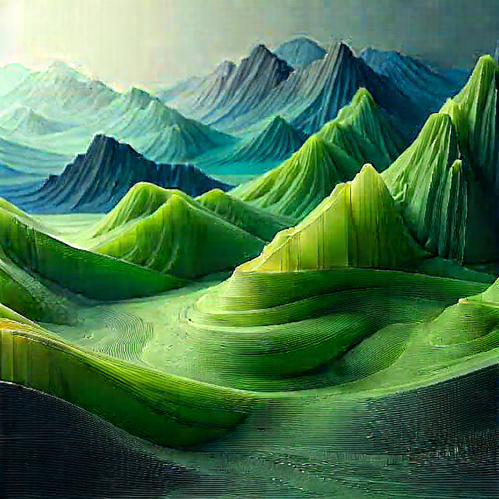 Abstract Landscape Photography: Macro view of synthetic material