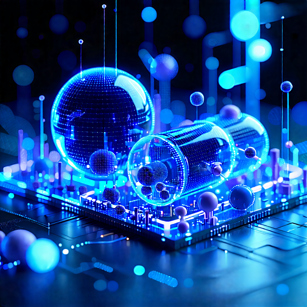 Tech Voxel Art: Innovative Medical Technology Design With Image, There