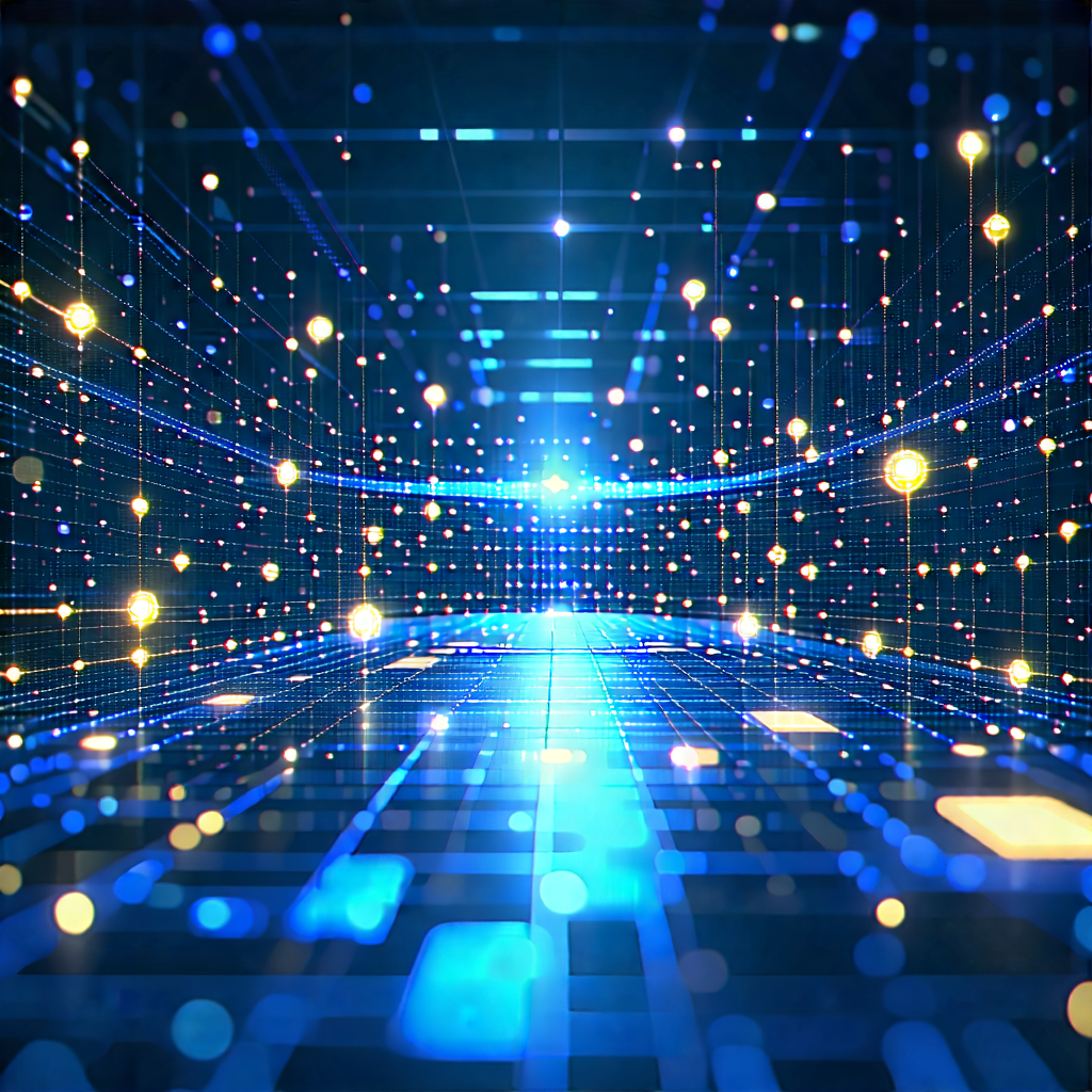 Tech Stock Photography: Big Data Visualization With Image, There