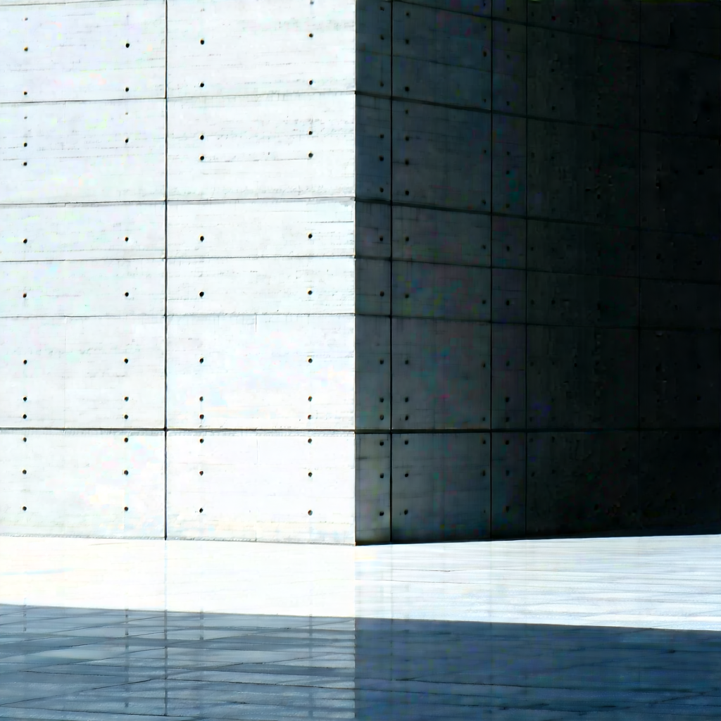 Abstract Architectural Photography: (minimalist:1.5) Exploration With Horizon Line With Large, White