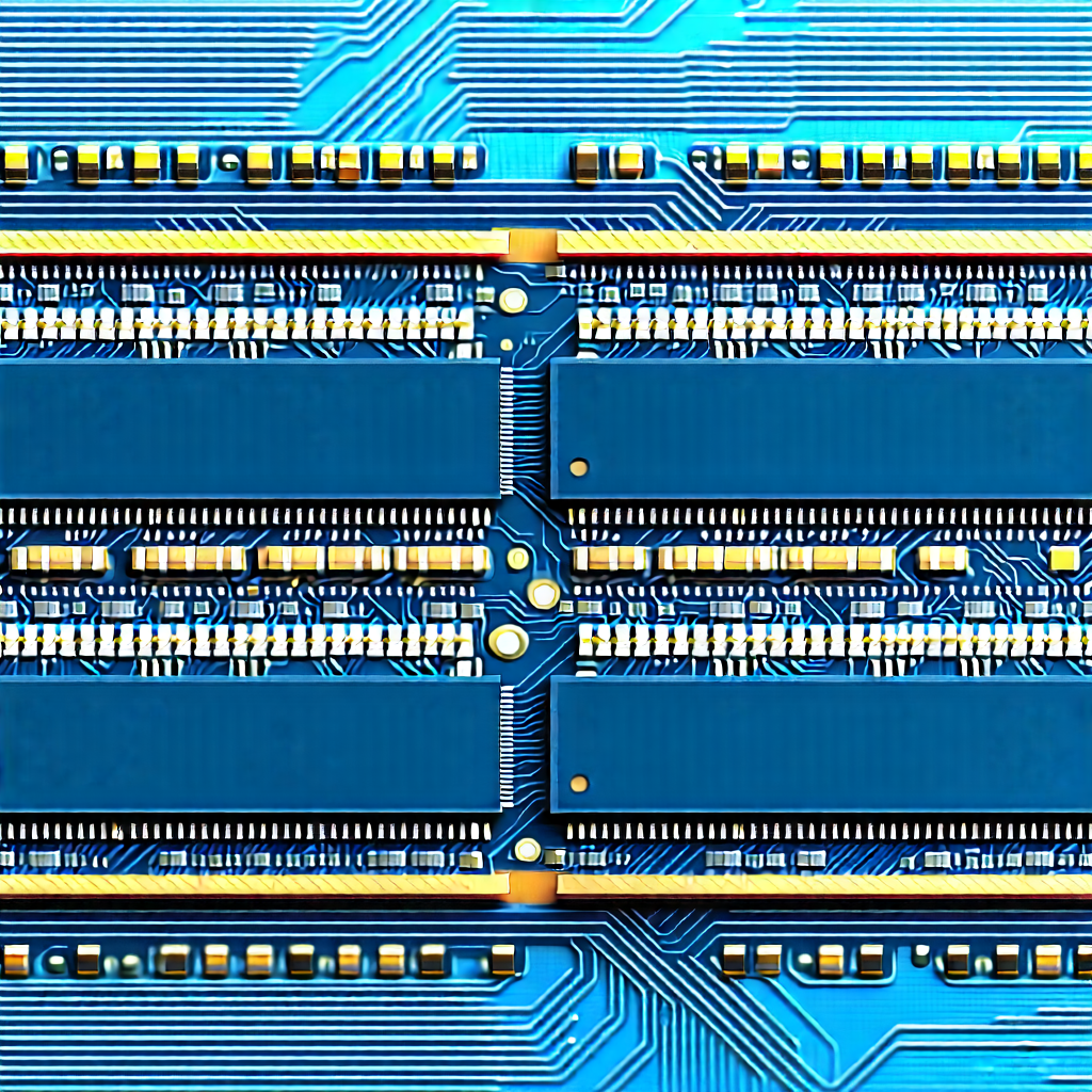 Tech Drone Photography: Close-up of memory module