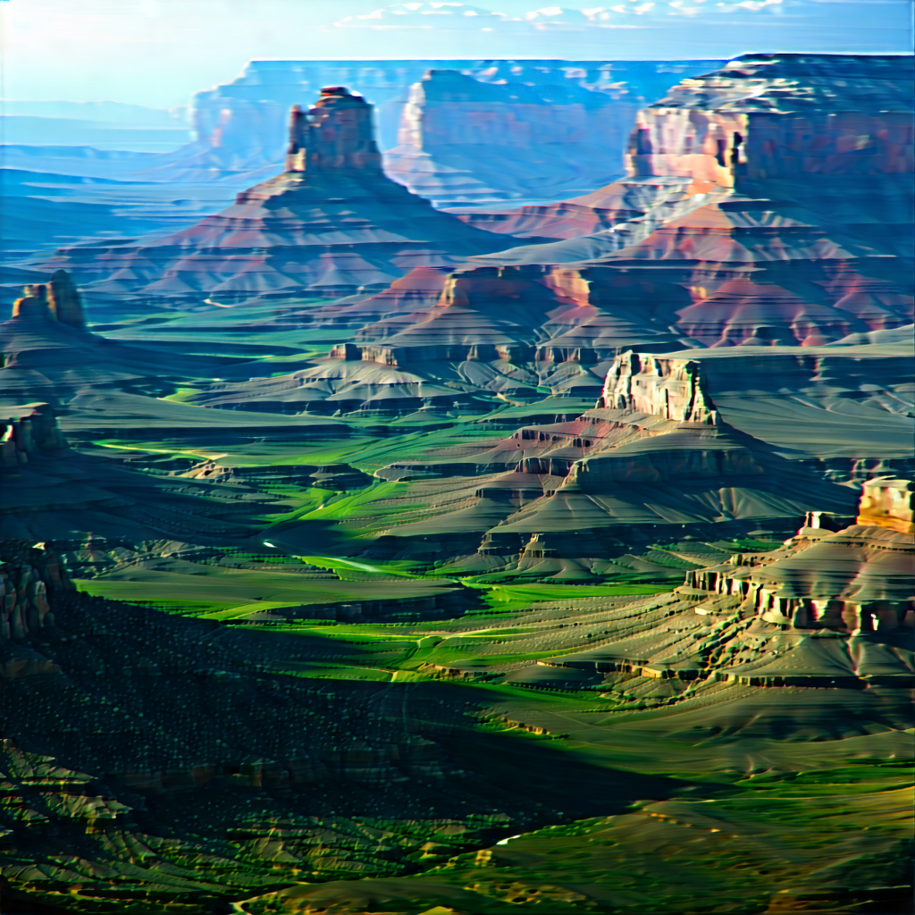 Nature Tilt-shift Photography: Aerial View Of Canyon System With Black White