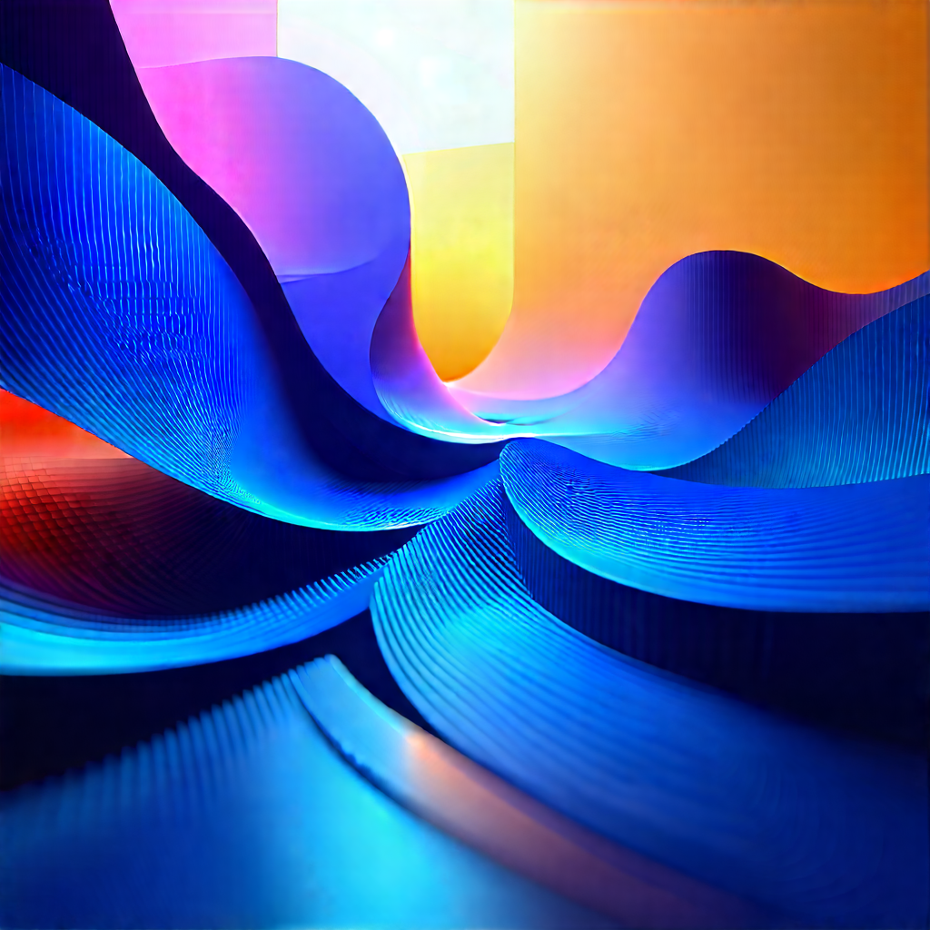 Abstract Graphic Design: Rhythmic motion captured in abstract form