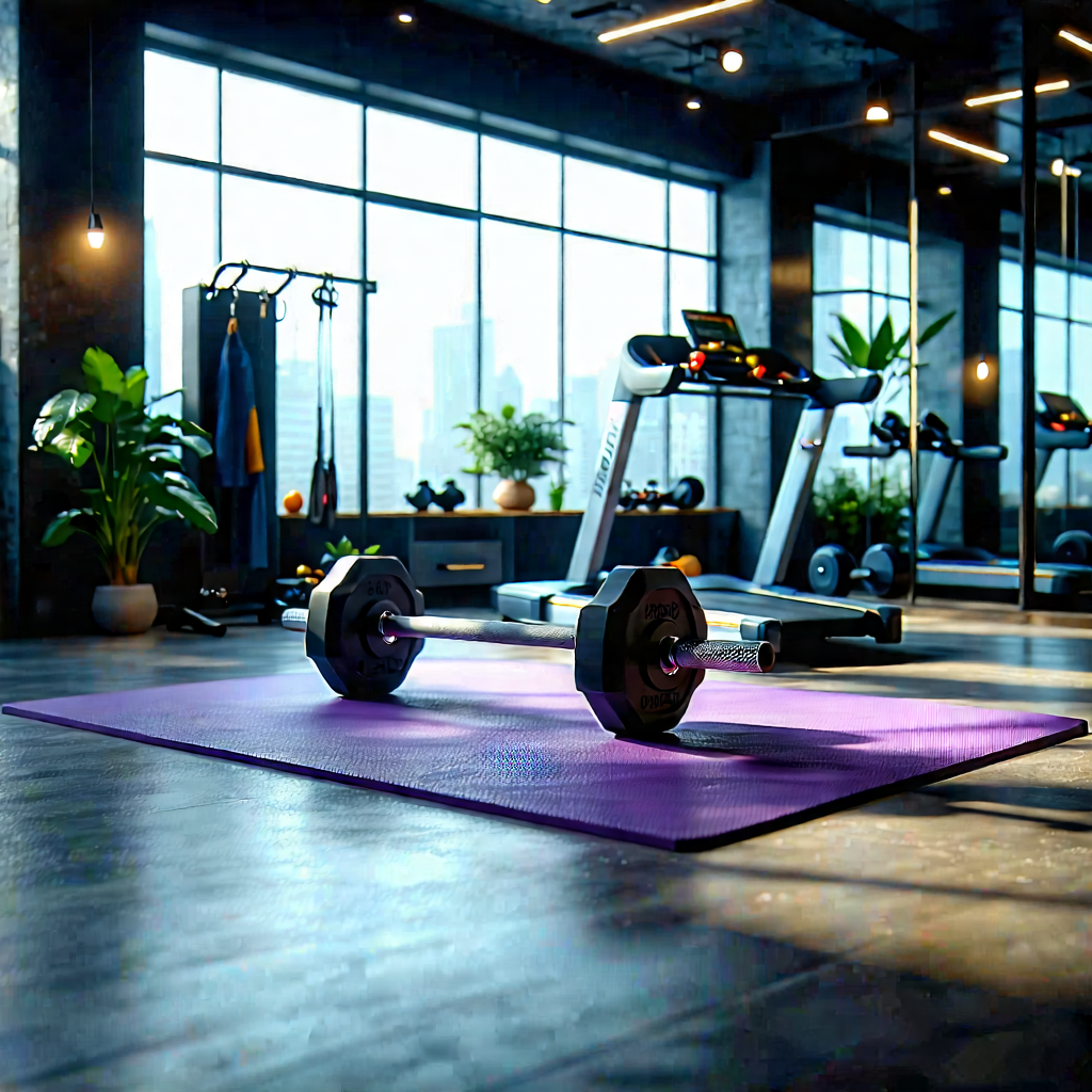 Lifestyle Commercial Photography: Wellness Scene With Fitness Equipment With Large Variety