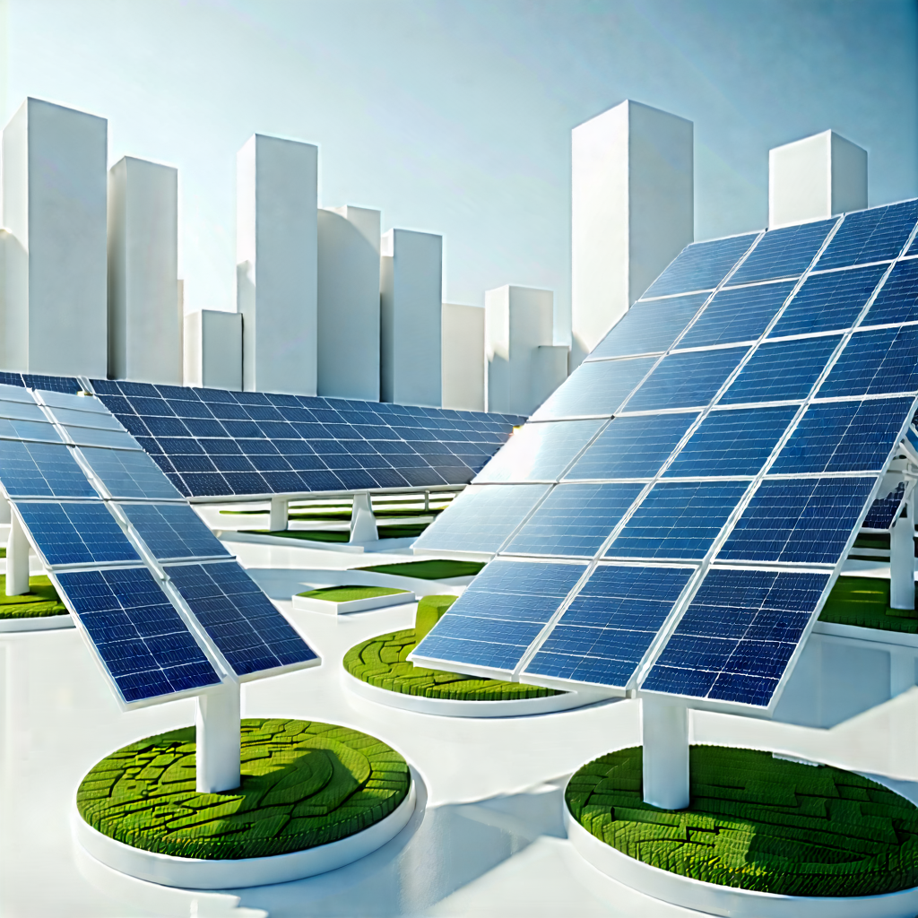 Tech Cinema 4d: Innovative Renewable Energy (design:1.37) With Large Solar
