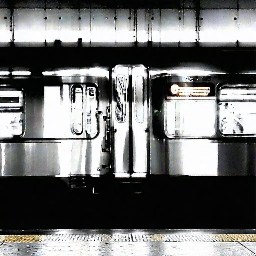 Urban Graphic Design: City subway in arts district