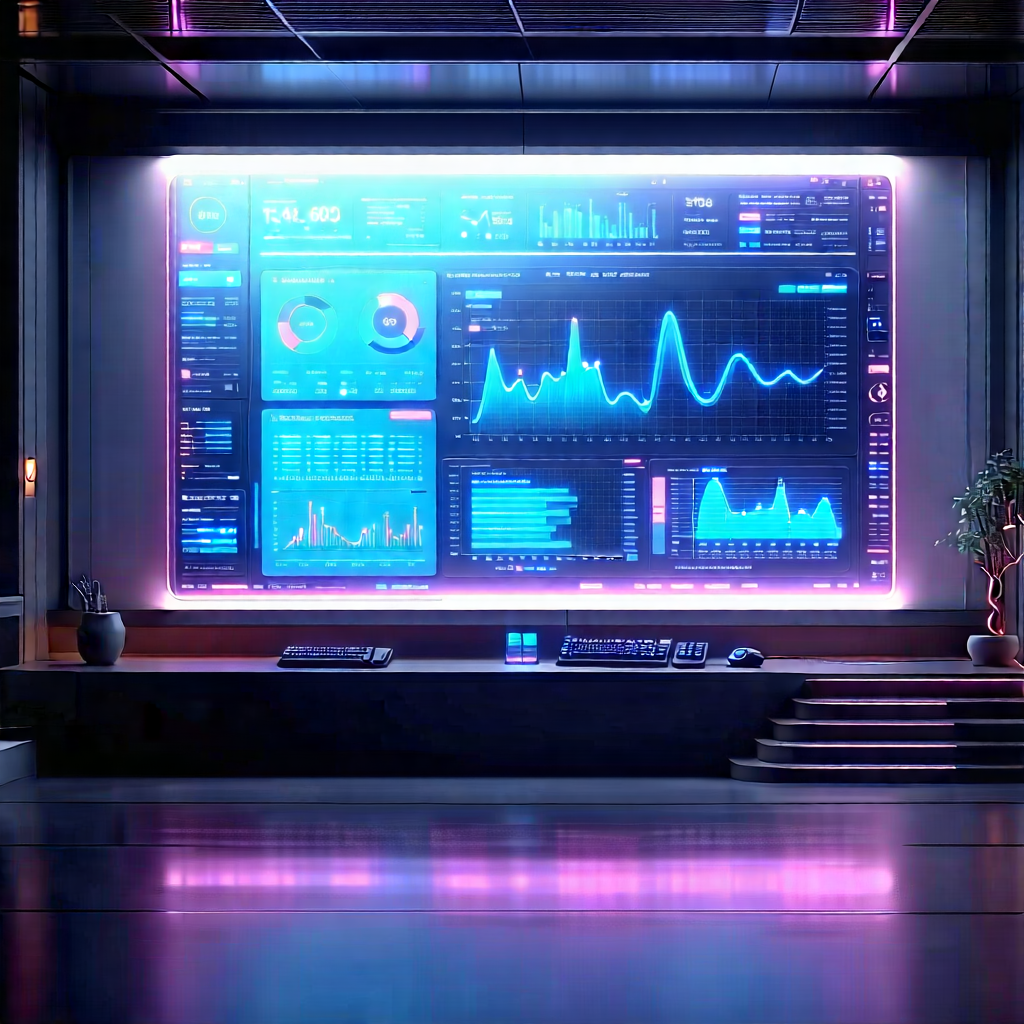 Tech Cinema 4D: Futuristic tech startup office