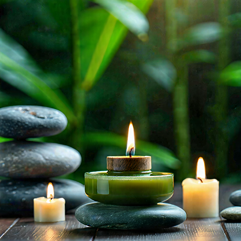 Lifestyle Commercial Photography: Wellness scene with aromatherapy
