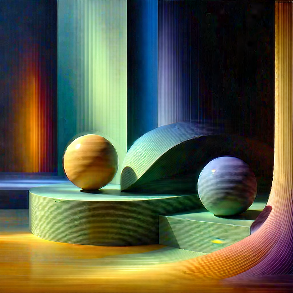 Abstract Lithograph: Fibrous arrangement