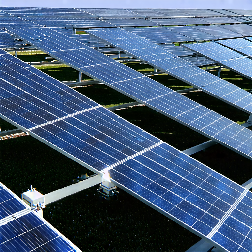 Tech Stock Photography: Innovative Renewable Energy Design With Large Solar