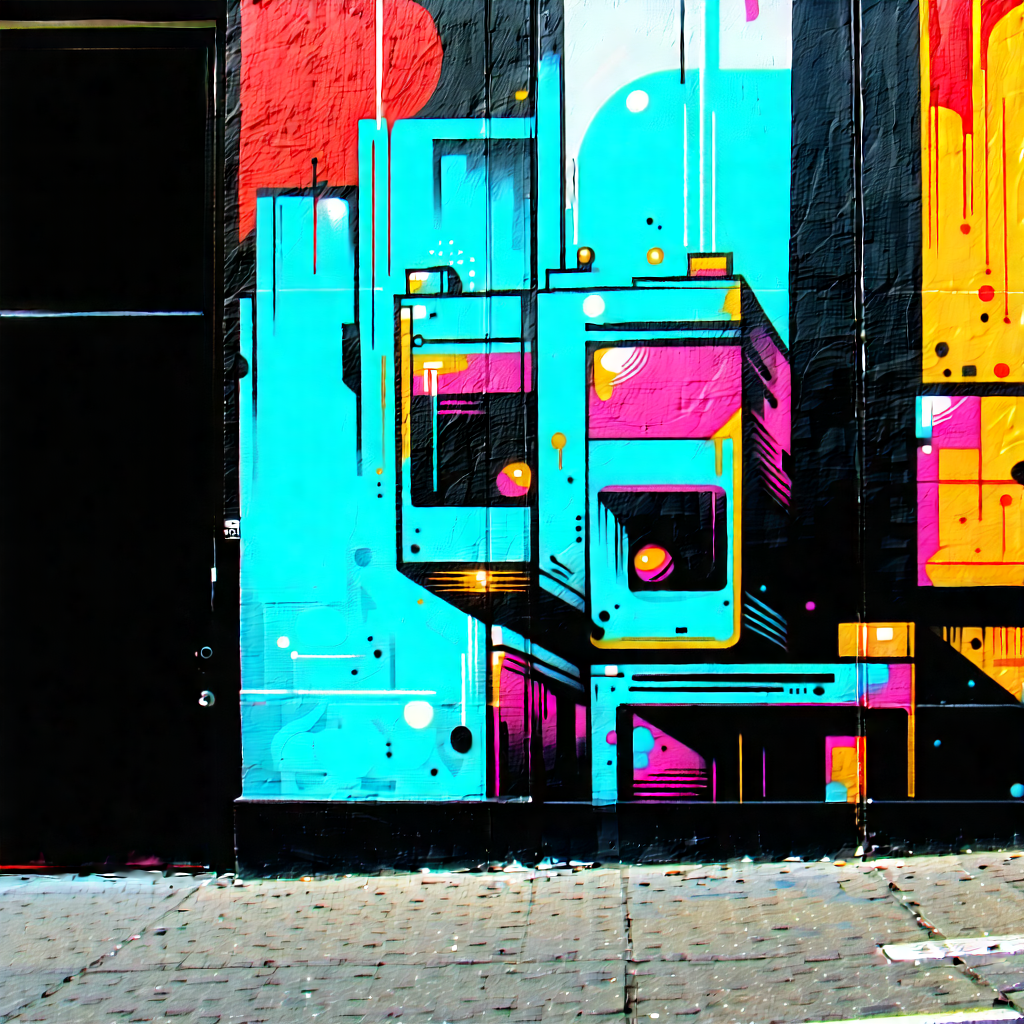 Urban Stock Photography: Urban street art viewing scene