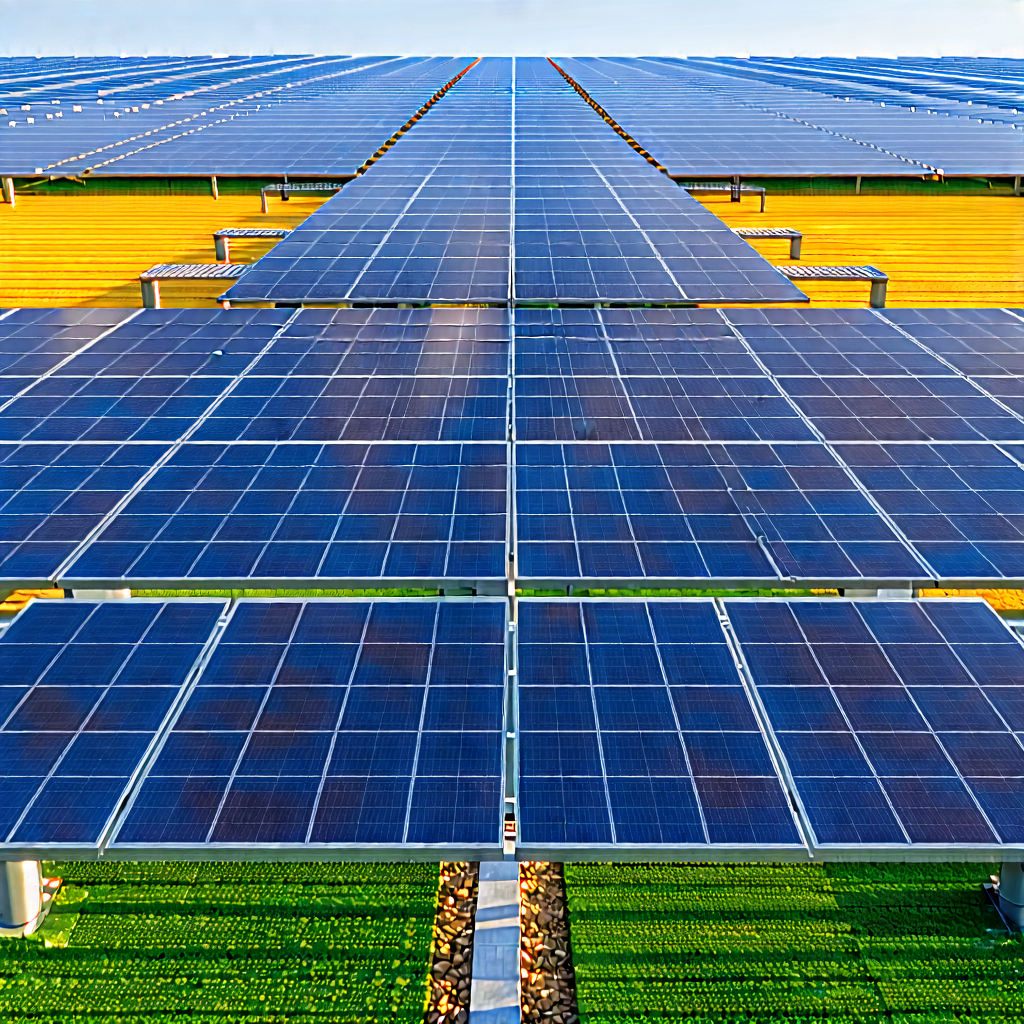 Tech Tilt-shift Photography: Innovative Renewable Energy Design With Large Solar