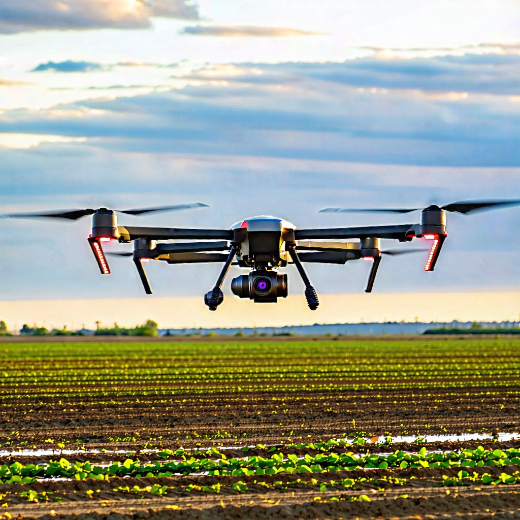 Tech Drone Photography: Aerospace Technology In Field Deployment With Large Drone