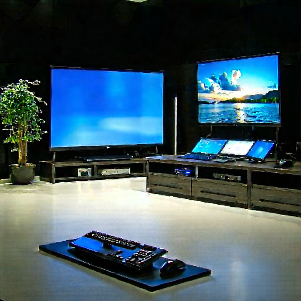 Tech Product Photography: Entertainment technology in research center